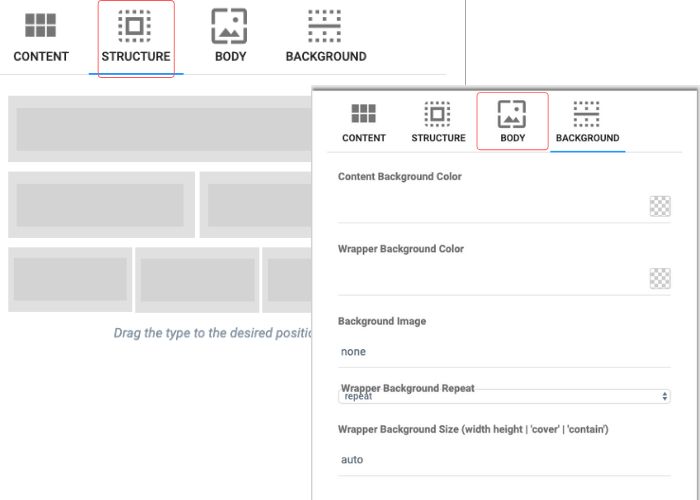 landing page template design