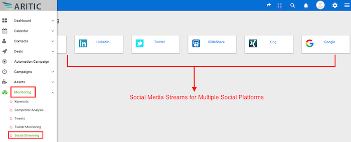 social media streams