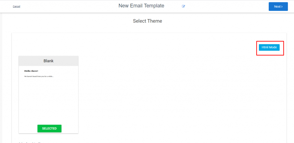 email template